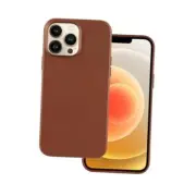 Designed for Leather Case Compatible with MagSafe, Genuine iPhone 13 Pro Brown