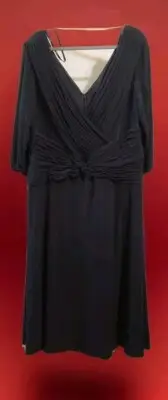 Tadashi Collection Too Special Occasion Black 3/4 Sleeve Plus Size Dress 3X NWT