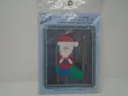 Santa Claus Christmas Stocking Machine Zigzag Applique Pattern - NIP