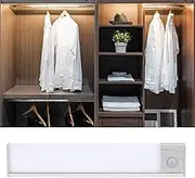 Haofy USB Charging Closet Light LED Body Induction Motion Sensor Under Cabinet Light for Kitchen Cupboard Closet (Netural Light)