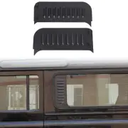 Alloy Rear Window Ventilator Louvre Cover Trim For Land Rover Defender 110 04-18