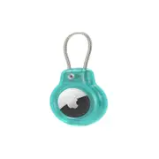 For Apple AirTag Case Protective Secure Holder with Wire Cable-Green