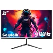 Gaming Monitor 24.5 inch Curved 180Hz Frameless 2800R PC Screen Full HD 1080P
