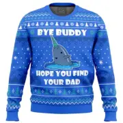 Bye Buddy Elf Ugly Christmas Sweater Ideal Festive Gift for Elf Fans
