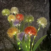 Solar Outdoor Light Flower Shape Garden Water-resistant LED Lamp Landscape Decor for Sidewalk Yard