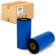 8.66" X 1476' Thermal Transfer Ribbons Zebra 1" Core 12 Rolls Wax