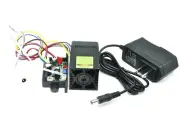 Focusable 12V TTL 532nm Green Dot Laser Module 200mW w/Fan Cooling & Adapter
