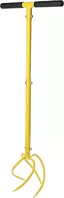 New Garden Hand Tiller Claw Cultivator Soil Loosener Tool Holder Organizer