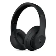 Beats Studio3 Wireless Over-Ear Noise Cancelling Headphones - Matte Black Pure ANC - W1 Chip for Seamless Integration with iPhone - Up to 22 Hours of Battery Life (ANC on) [HSTBTS4866623I]
