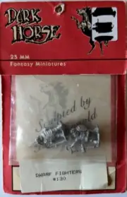 Dark Horse Miniatures ~ Dwarven Fighters ~ 1983 ~ #30 ~ Rare