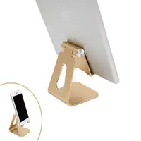 在飛比找PChome24h購物優惠-鋁合金平板/手機懶人支架 防滑桌上型手機架 iPad平板架 