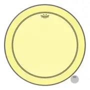 Remo Powerstroke 3 Colortone 24“ Bass Batter Drum Head - Yellow