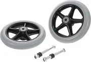 2pcs Wheelchair Front Wheels Replacement Caster Rollers Easy to Install Directional Casters for Indoor Outdoor Use Lightweight Durable Design for