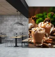 3D Pearl Tea G142 Bubble Tea Milk Tea Shop Wallpaper Wall Murals Self-adhesive