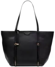 Radley London Women's Penhurst Leather Tote Double Strap Shoulder Bag Black Gold