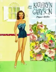 VINTAGE UNCUT KATHRYN GRAYSON PAPER DOLLS~#1 TOP MARILYN HENRY REPRODUCTION~RARE