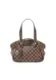 二奢 Pre-loved Louis Vuitton Verona PM Damier ebene Shoulder bag PVC leather Brown