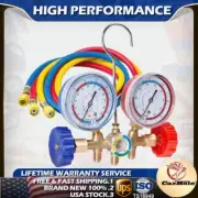Diagnostic Manifold Gauge Tool Set HVAC A/C Air Conditioner Charging Service Kit