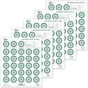 Allen Company EZ Aim IBS Rimfire Paper Shooting Targets, One Size, White