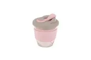 Oasis: Glass Coffee Cup - Pink (227ml)