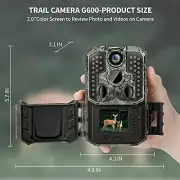 Live view camera 4K 0.2S Trigger Motion IP66 Waterproof 2.0''LCD 120°Wide