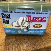 Betts M6S Tyzac Mono Cast Net 6' Boxed 1/2”Mesh 3/4Lb Lead Weights All Purpose