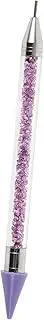 VICASKY Rhinestone Picker for Rhinestones Nail Drill Pen Nail Tools Pen Nail Sharpener Nail Stamp Pencil Nail Pen Nail Dotting Tool Rhinestone Tool Acrylic Violet