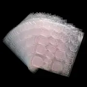 20 Sheets Pink Nail Adhesive Tabs, 480Pcs Super Sticky Double-Side Nail Glue Stickers, Waterproof Jelly Nail Tape Glue, Flexible Fake Nail Glue Tips for Acrylic Nails, Women (20 Sheets)