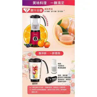 【MAYLINK 美菱】多用生機蔬果調理果汁機/調理機(GS-319)