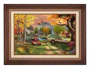 Thomas Kinkade Studios Fox and the Hound 18 x 27 LE S/N (Choice of Frame)