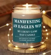 Manifesting an Eagles Win, Smells Like An Eagles Win Candle, Philadelphia 9oz