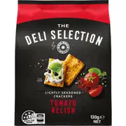 Red Rock Deli The Deli Selection Crackers Tomato Relish 130g