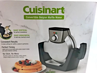 Cuisinart Convertible Belgian Waffle Maker VWM-800PC - NEW