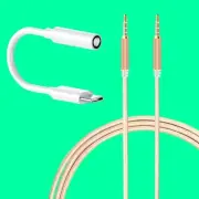 Rapid Type C to 3.5mm Audio Aux Jack Cable Male to Male Cable For OnePlus 9 Pro