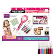 Creative Kids Toy Body, Portable Art Pens Kit, Durable Pretend Toy Paint, Girls Makeup Sets with Safe, and Non Toxic Art Pens for Boys and Girls During Pretend Play and Art Project (1 Set)