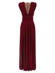 [Elisabetta Franchi] Elisabetta Franchi-Red Carpet Abiti Bordeaux-Donna 40IT