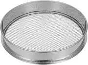Stainless Steel Mesh Screen Garden Soil Sifter Sieve for Sifting Soil Sifting Screen Sifter for Gardening Sieves Metal Strainer Silver Stainless Steel