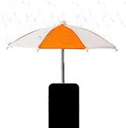 Phone Umbrella For Sun - Outdoor Phone Sun Shade Shield, Suction Cup Phone Umbrella, Foldable Smartphones Tanning Shade Accessory For Travel Outdoor Activities