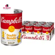 Campbell’S Condensed Kids Double Noodle Soup, 10.5 Oz Can (12 Pack)