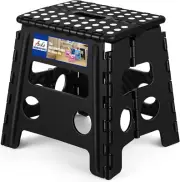 ACKO Folding Step Stool 13 Inch Heavy Duty Plastic Foldable Step Stool for Kids