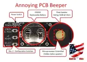 April Fools Prank: Tiny Random Annoying PCB Beeper, Cricket Chirp, Fake Smoke