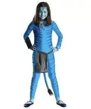 New Neytiri Avatar Cosplay Girl's Halloween Costume, Small 4-6 NIB