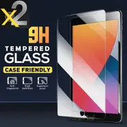 [2 Pack] For Apple iPad 8th Gen 8 Generation 10.2 inch 2020 Tempered Glass Screen Protector - Case Friendly