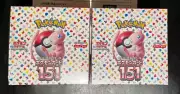 Pokemon Cards Scarlet ＆violet Pokemon Card 151 Booster 2Box sealed