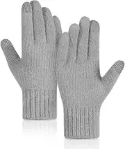 [Generic] AutumnKnitted Touch Screen Gloves for Men Women Outdoor Driving