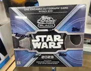 2023 Topps Chrome Black Star Wars Hobby Box - Factory Sealed