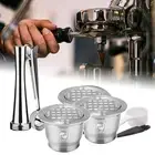 Stainless Steel Refillable Reusable Coffee Capsule Pods For Nespresso Machine