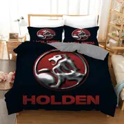 Holden Red Quilt Doona Duvet Cover Pillow Case Set