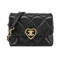 在飛比找PChome24h購物優惠-CHANEL Small Flap Bag經典愛心鎖扣LOG