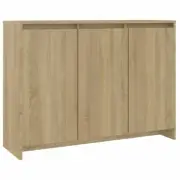 NNEVL Sideboard Sonoma Oak 102x33x75 cm Chipboard